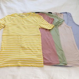Lot of 5 J Crew tops